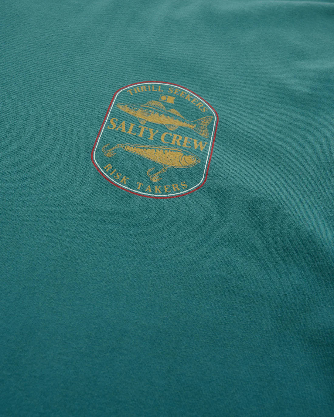Salty Crew Mens Baited Classic Ss Tee Teal