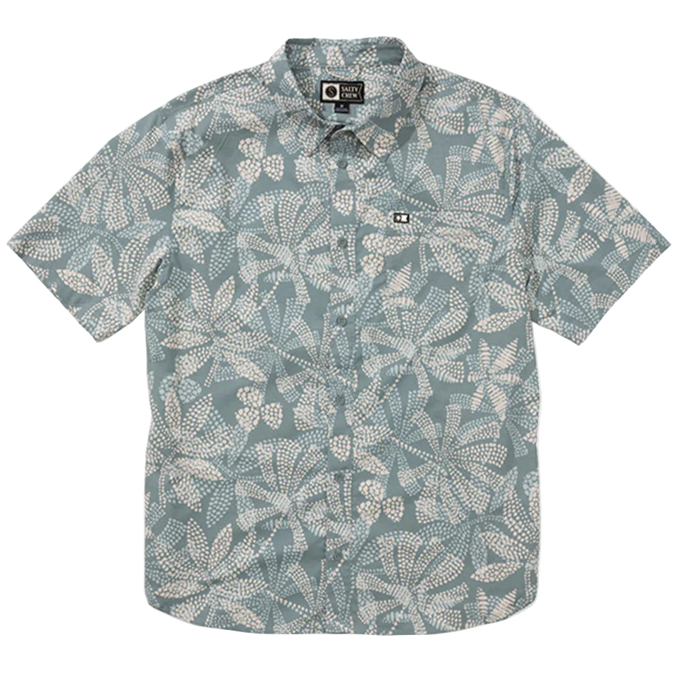 Salty Crew Drifter UV Button Up Atlantic Green