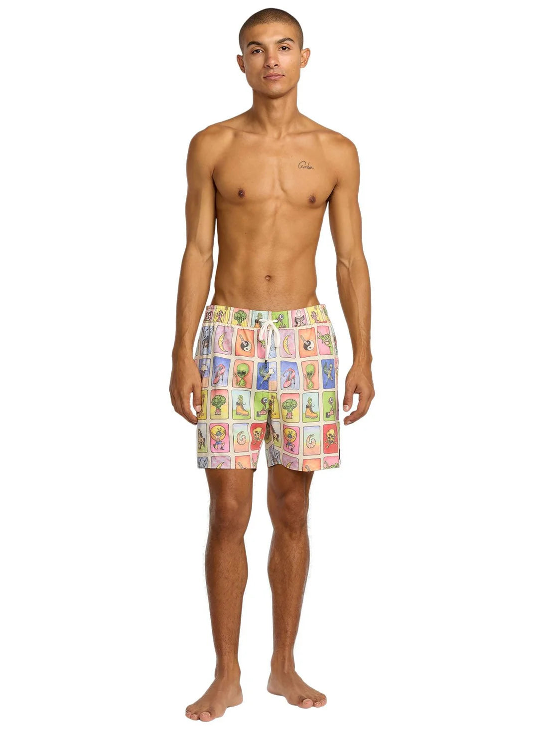 RVCA Mens Loteria Elastic 17" Boardshort