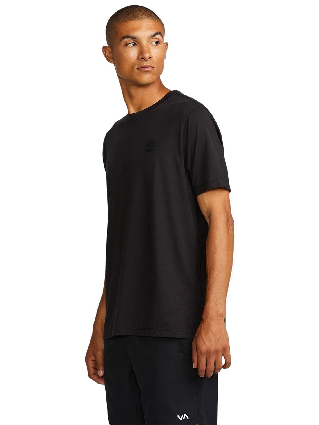 RVCA Mens VA Icon Ss Tee Black