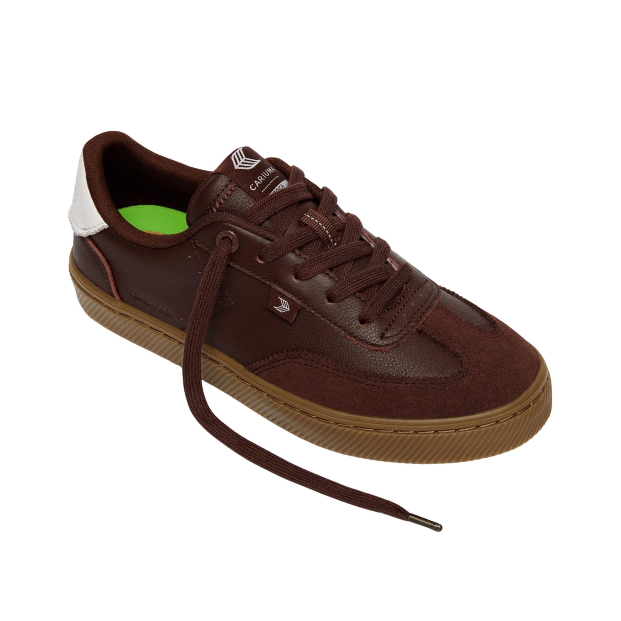 Cariuma TOCA Coffee Brown Diamond Leather Suede – The Store