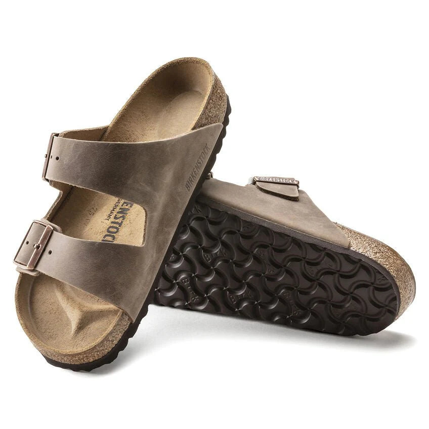 Birkenstock Unisex Arizona Oiled Narrow Tobacco
