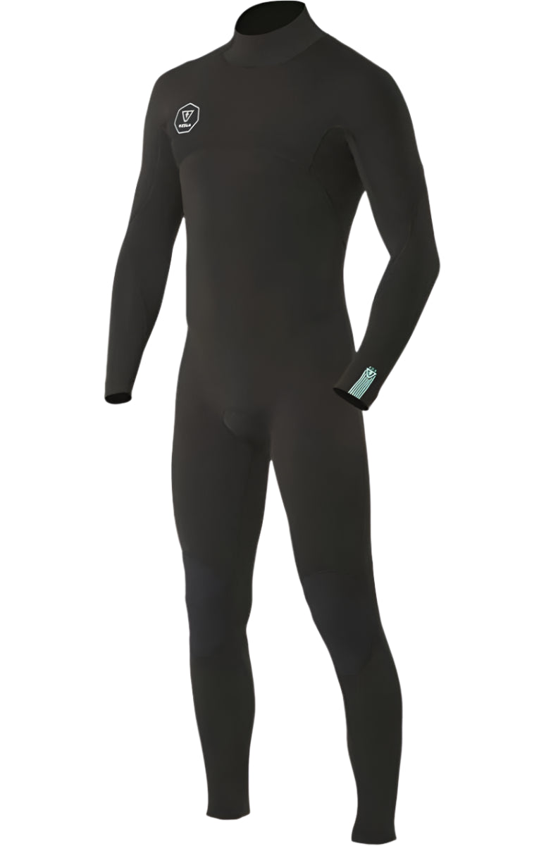 Vissla Mens 7 Seas 3-2 Full Back Zip Wetsuit Black
