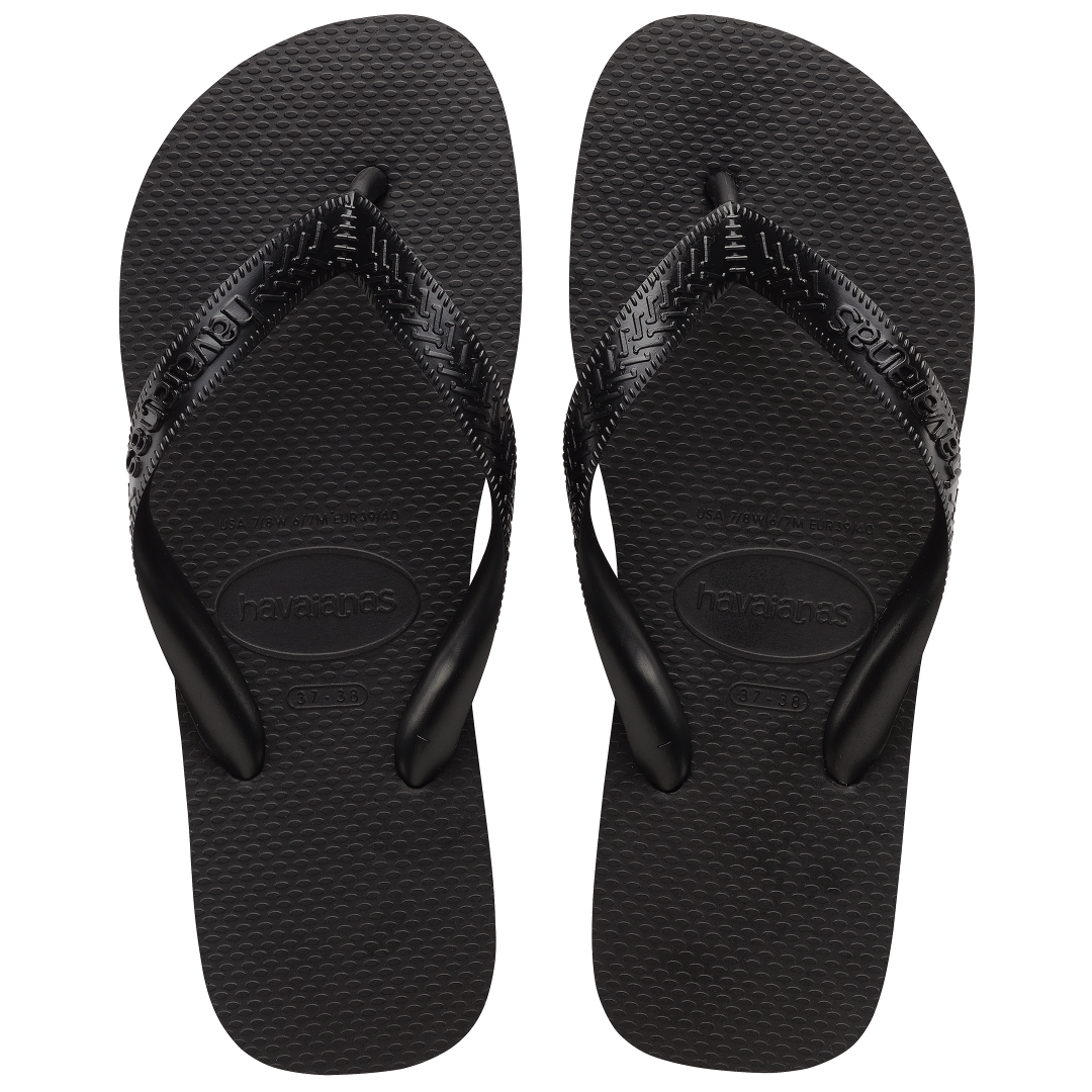 Havaianas Unisex Top Sandal Black
