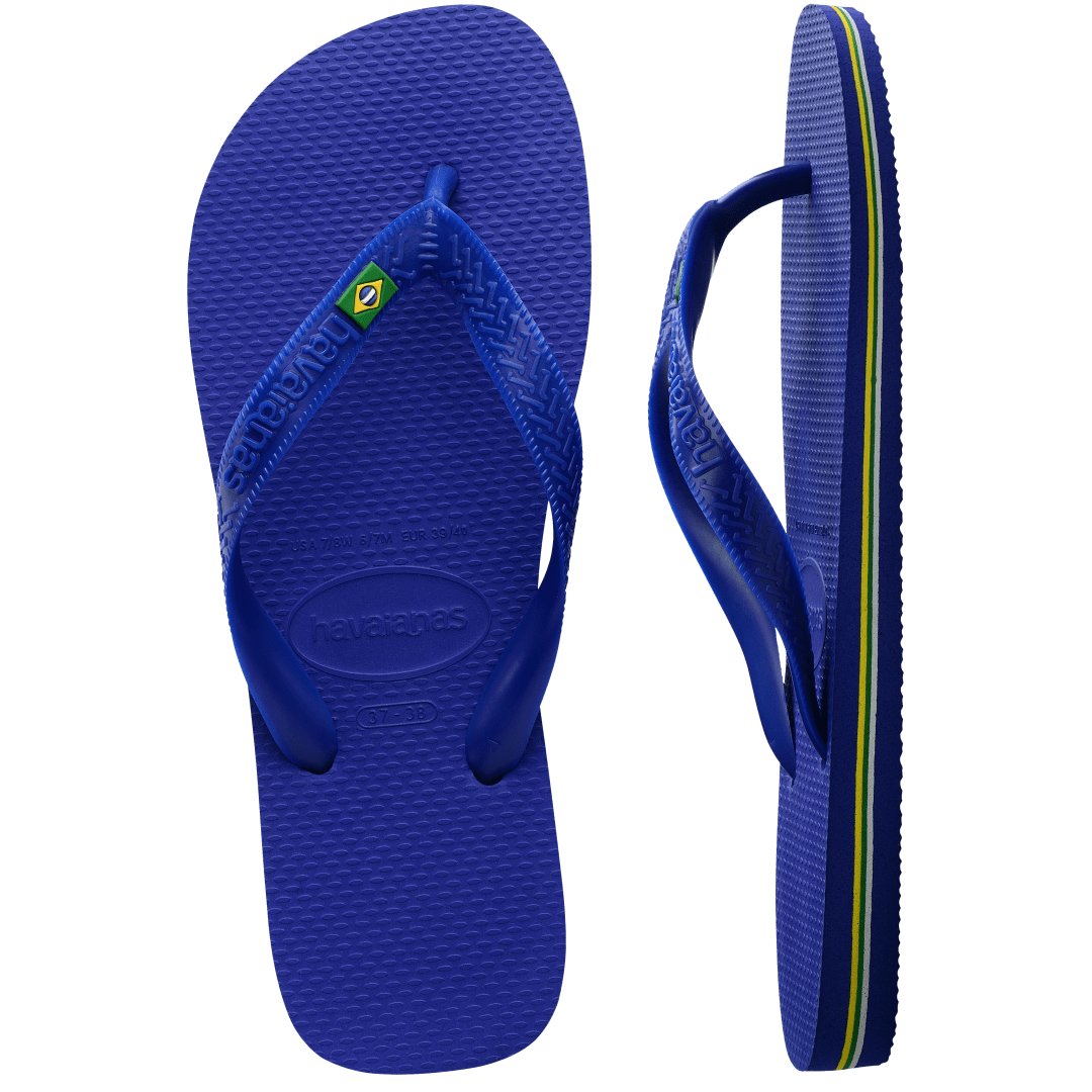 Havaianas Unisex Brazil Sandal Marine Blue