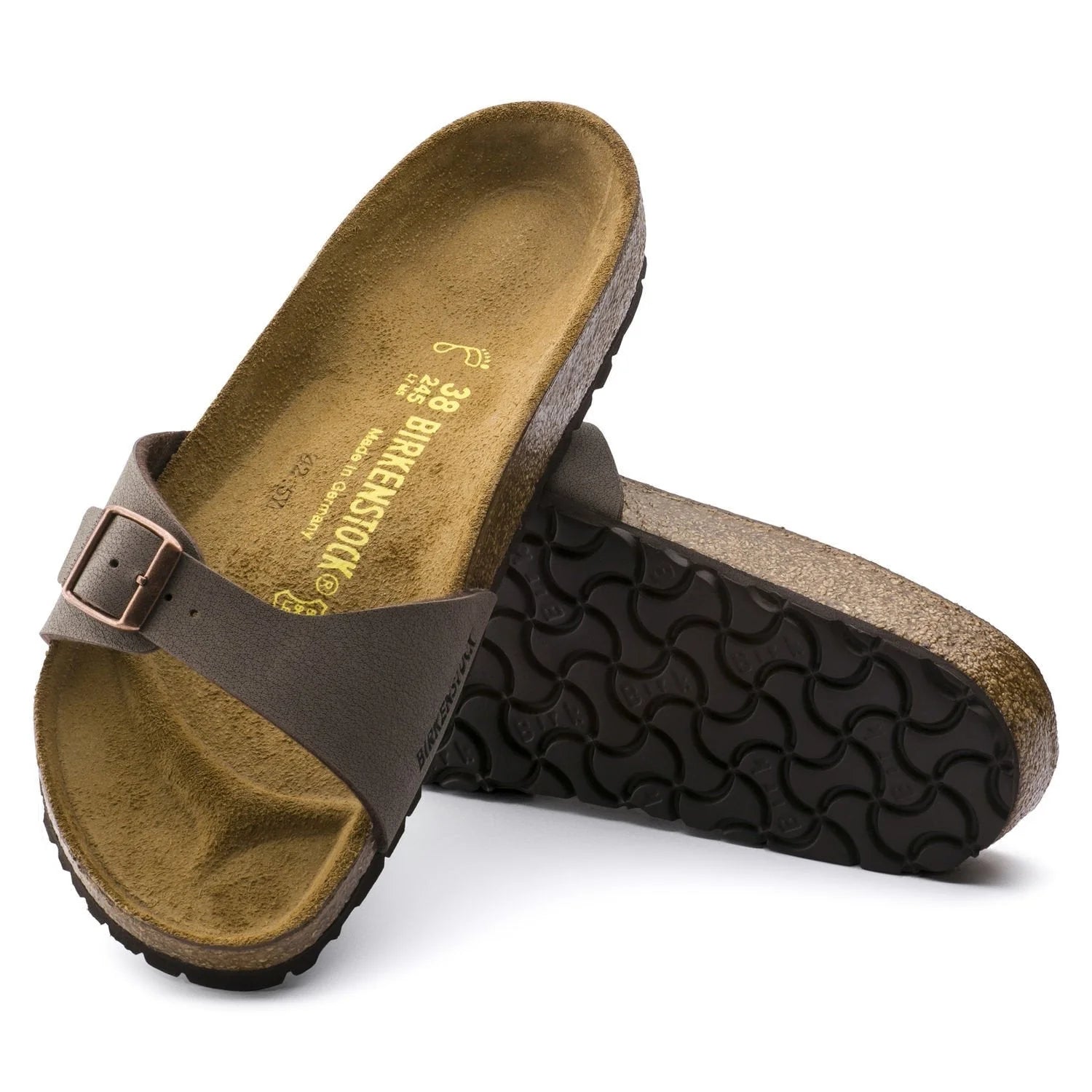 Birkenstock Womens Madrid Birkibuck Narrow Mocha