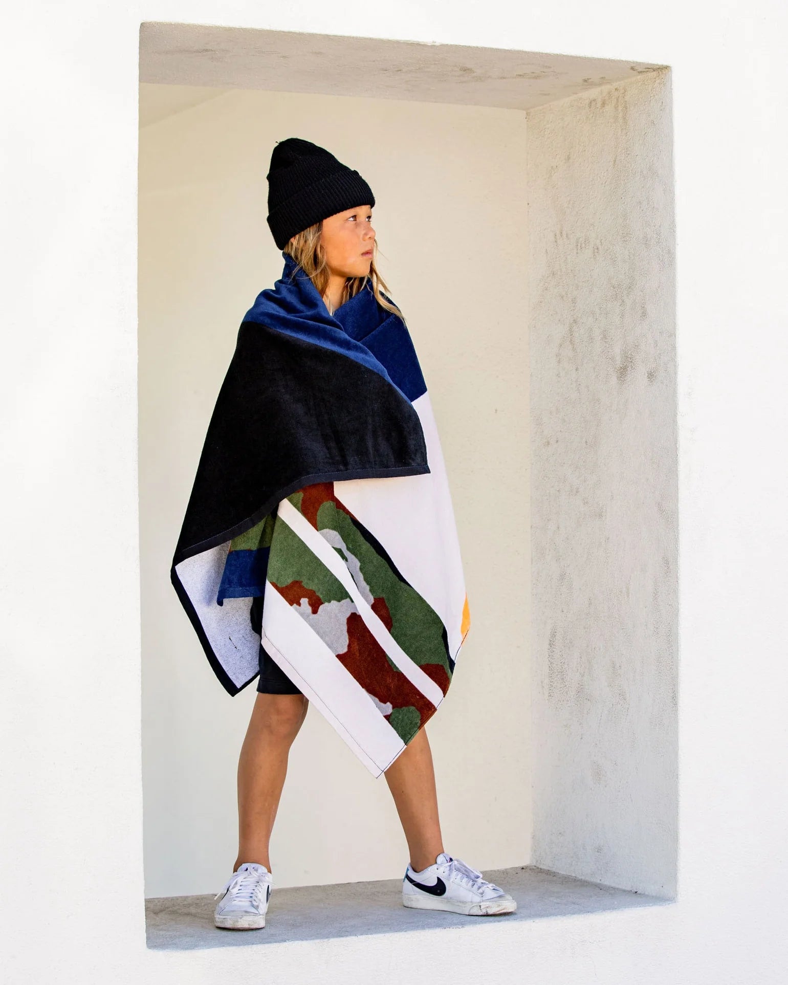 Leus Sky Brown Camo Beach Towel