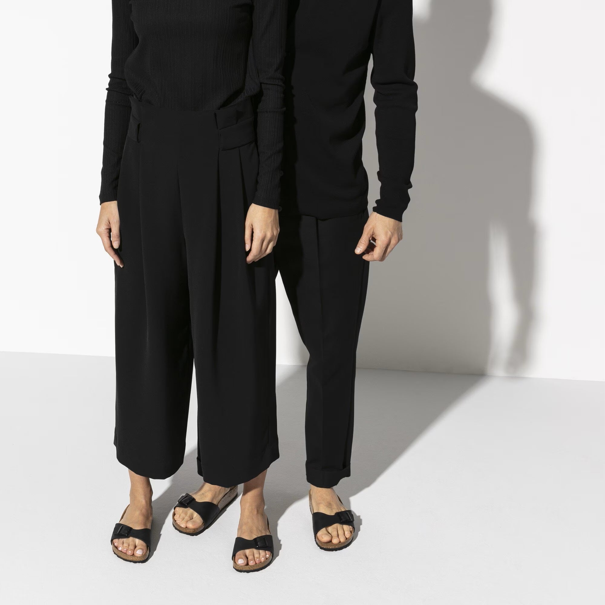 Birkenstock Madrid Birko-Flor Narrow Black
