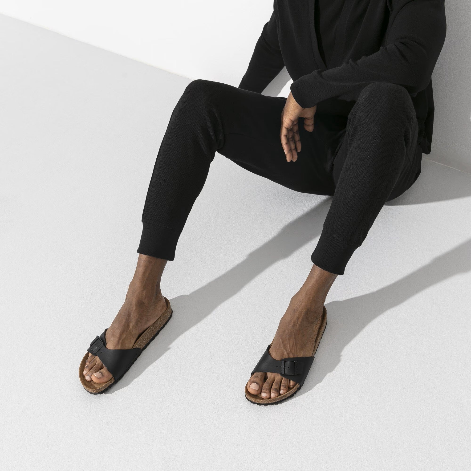 Birkenstock Madrid Birko-Flor Narrow Black