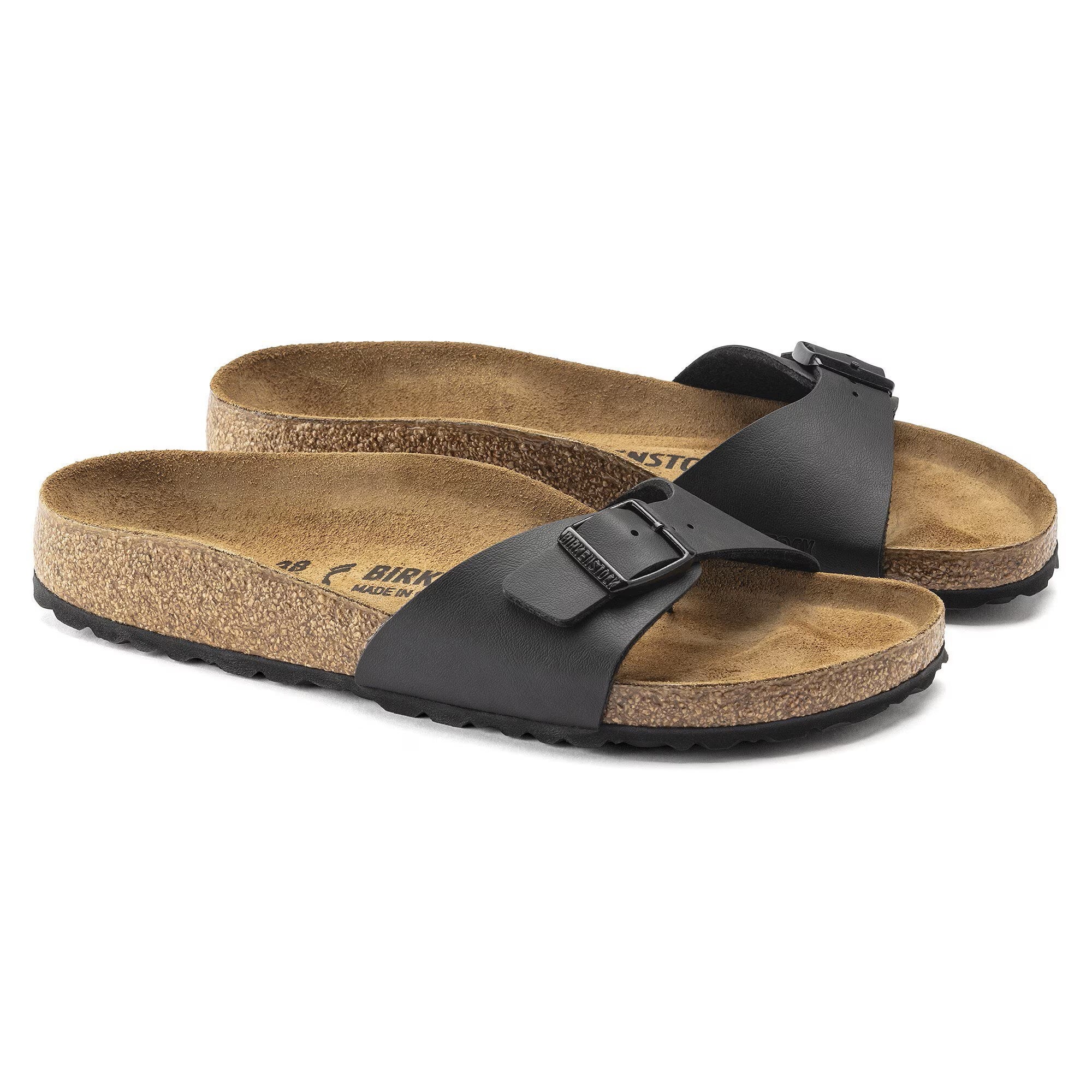 Birkenstock Madrid Birko-Flor Narrow Black