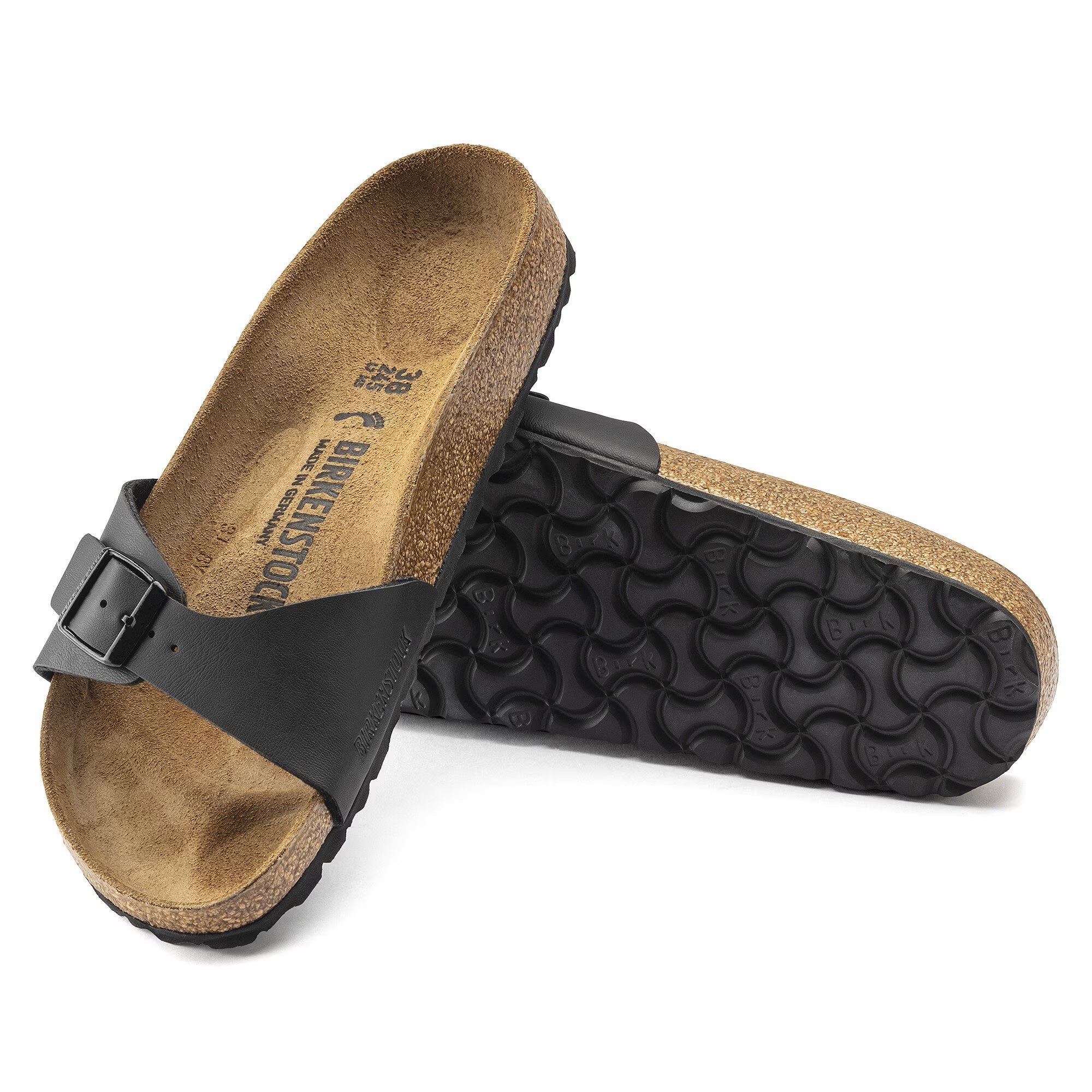 Birkenstock Madrid Birko-Flor Narrow Black