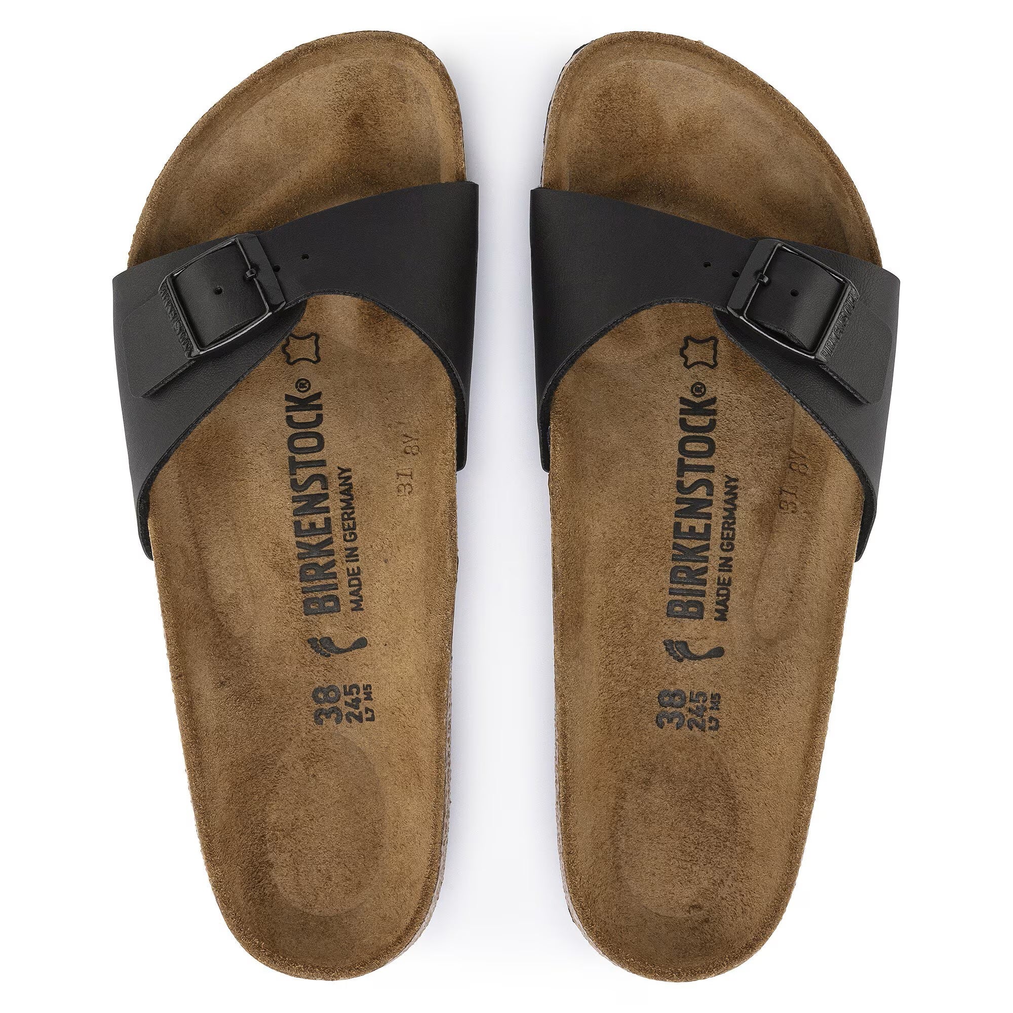 Birkenstock Madrid Birko-Flor Narrow Black