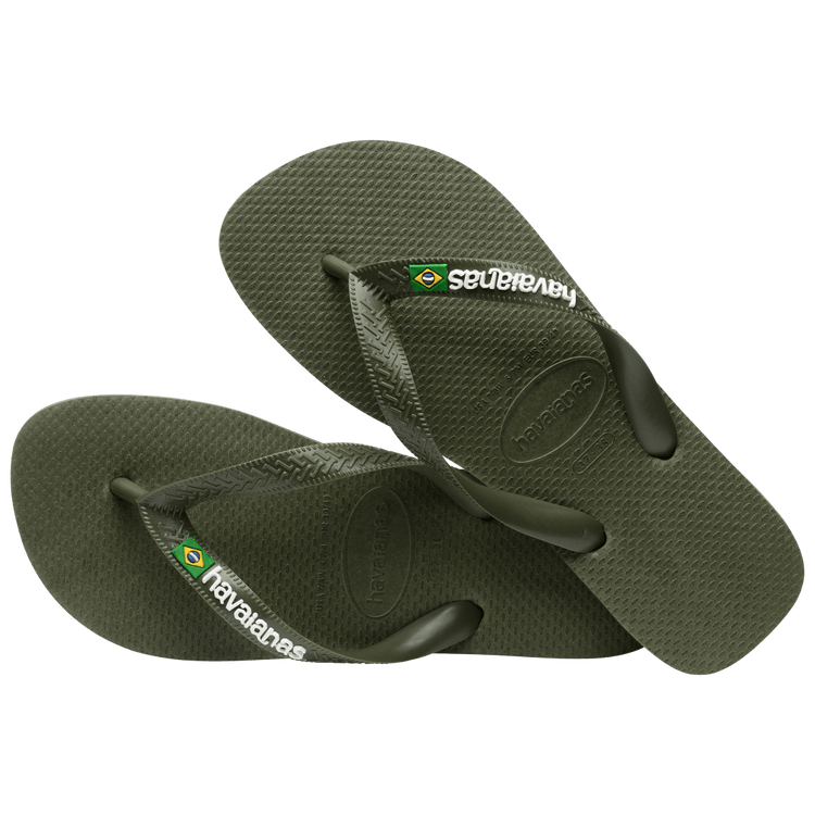 Havaianas Unisex Brazil Logo Green