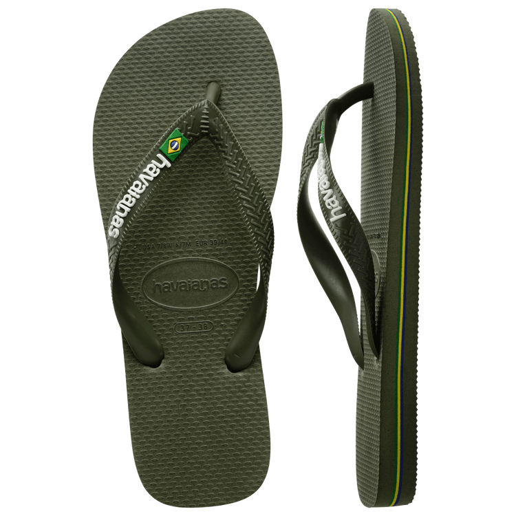 Havaianas Unisex Brazil Logo Green