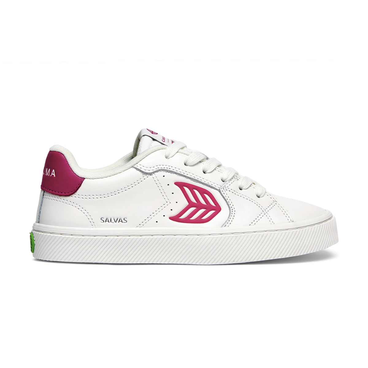 Cariuma Unisex Salvas White Leather Jazzy Pink