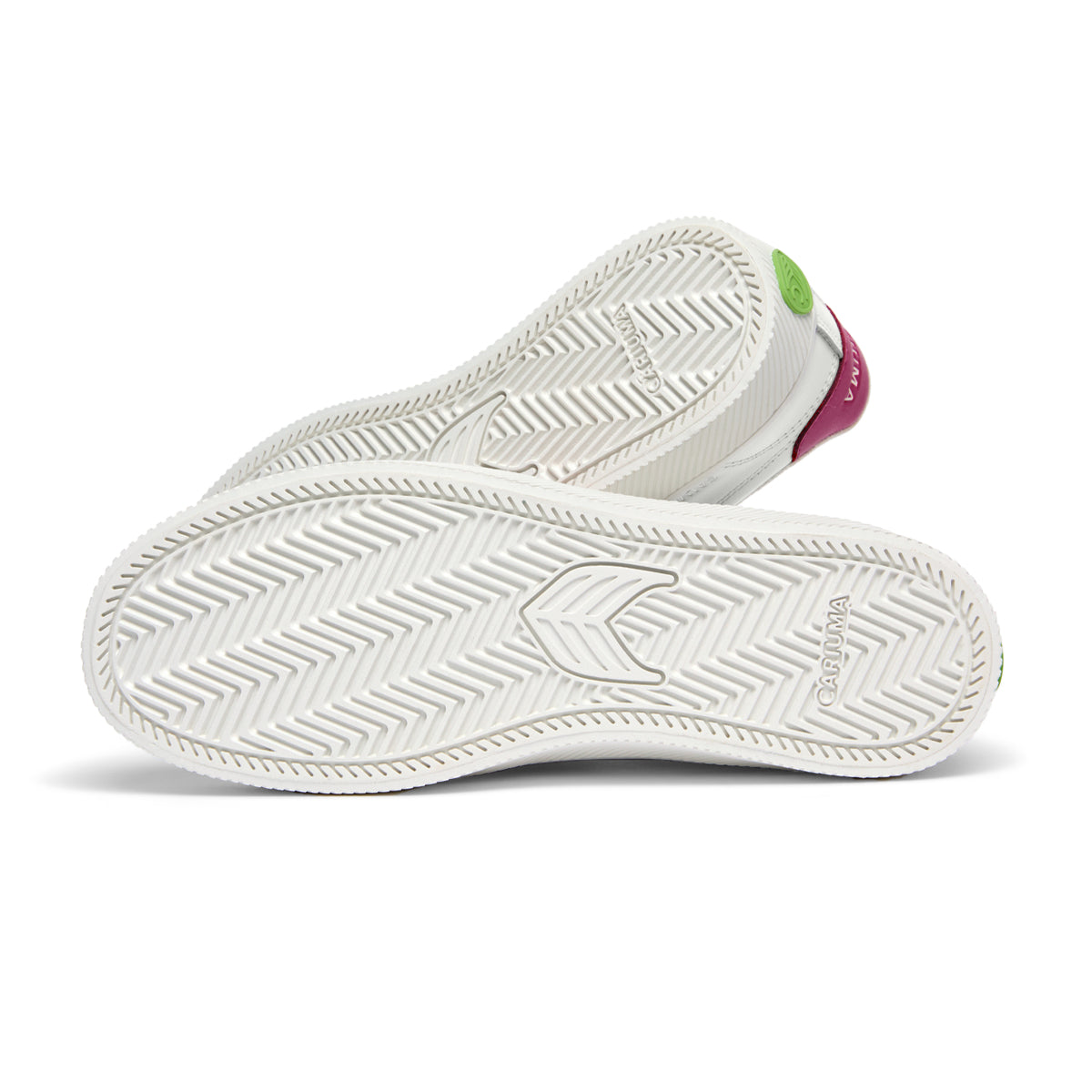 Cariuma Unisex Salvas White Leather Jazzy Pink