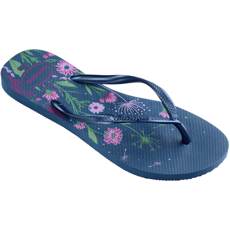 Havaianas Womens Slim Organic Comfy Blue