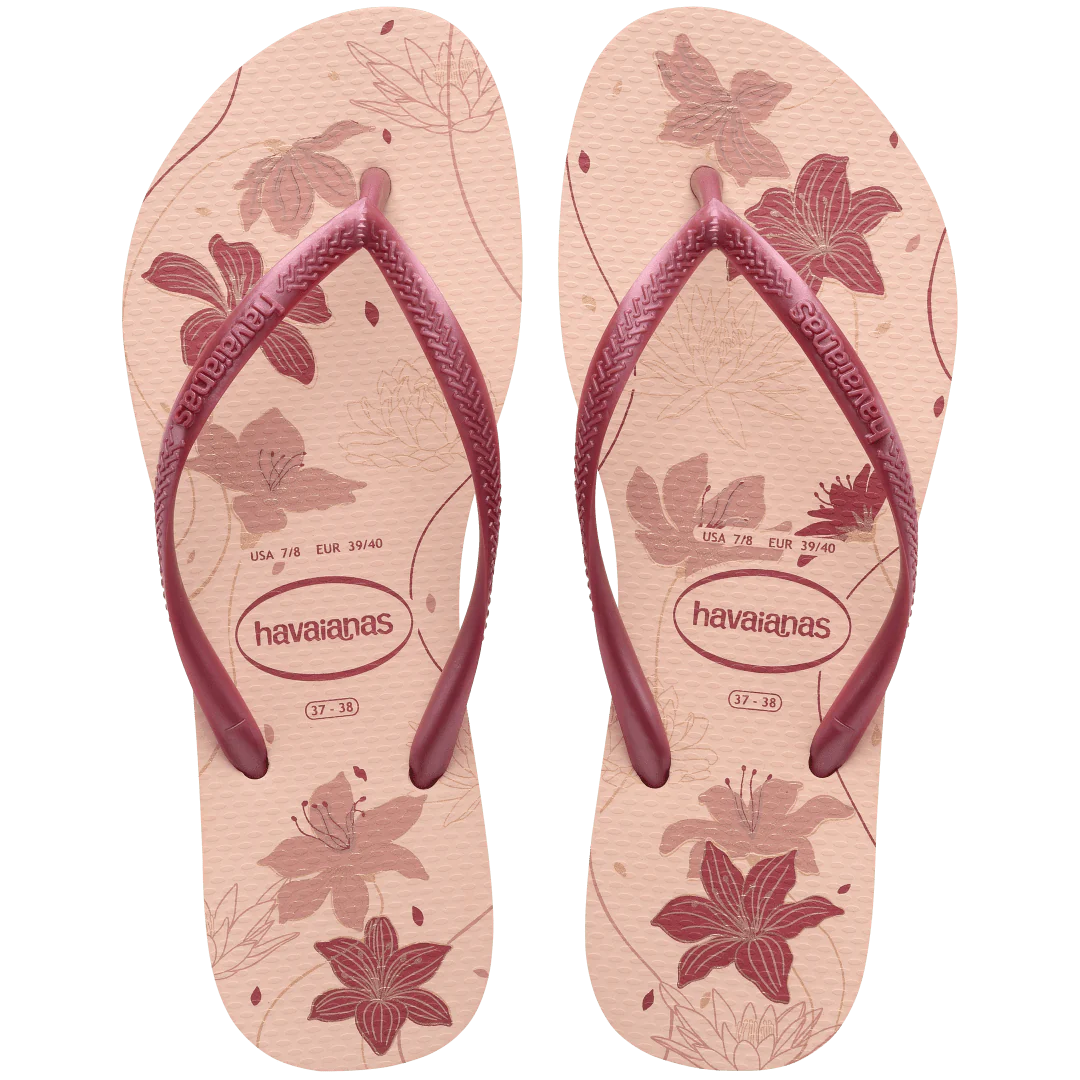 Havaianas Womens Slim Organic Pink Rose Gold