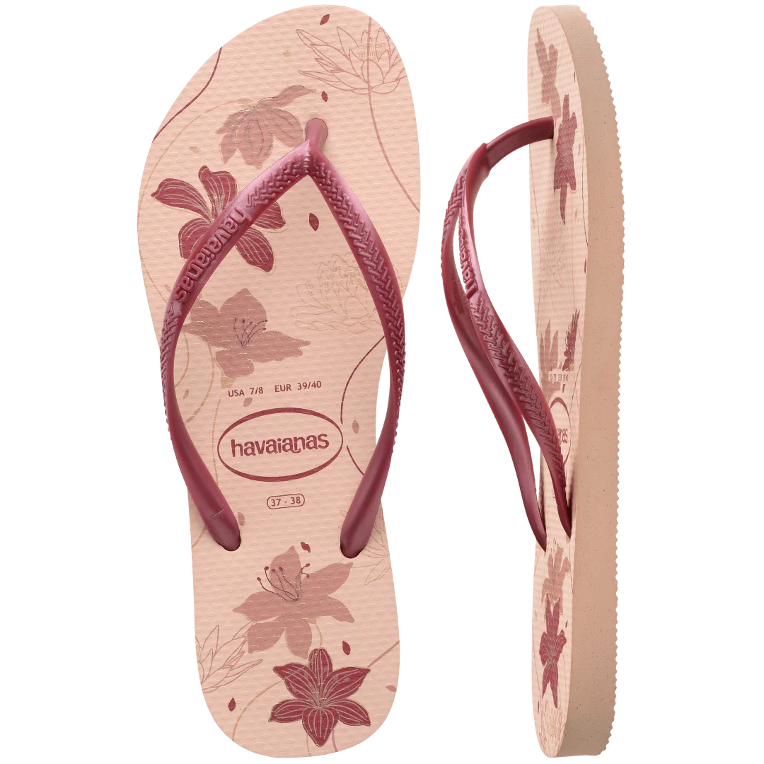 Havaianas Womens Slim Organic Pink Rose Gold