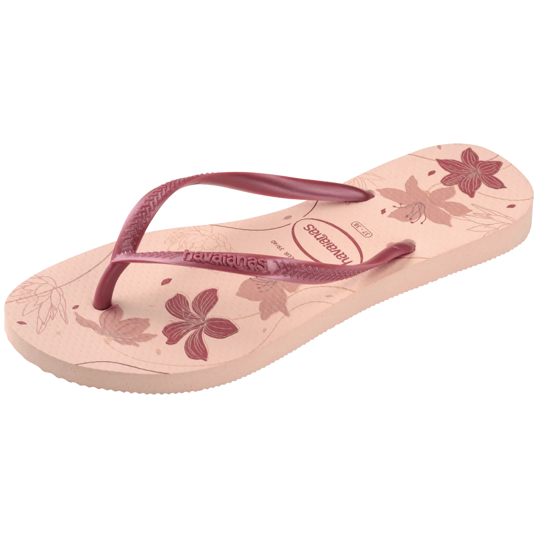 Havaianas Womens Slim Organic Pink Rose Gold