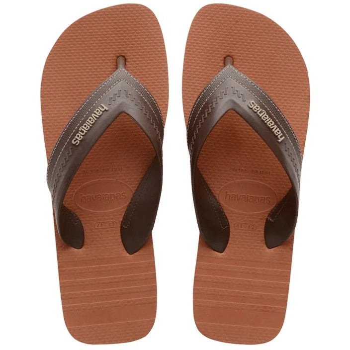Havaianas Mens Hybrid Be New Rust