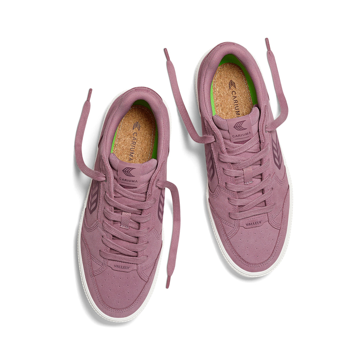 Cariuma Womens Vallely Blush Pink Suede Sneaker