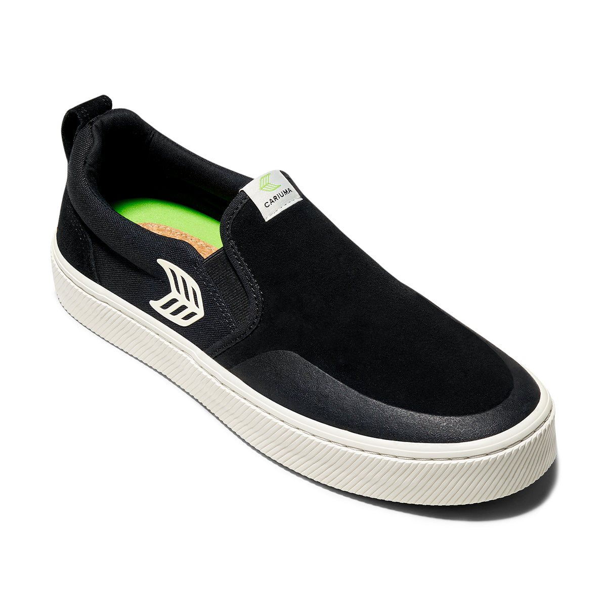 Cariuma Unisex Slip On Pro Skate Black Ivory