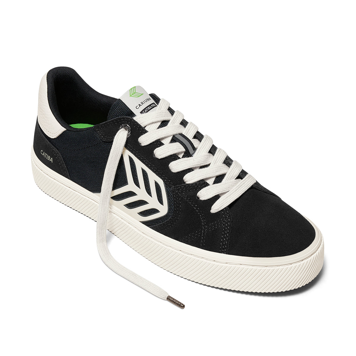 Cariuma Unisex Catiba Pro 2.0 Black Suede Ivory