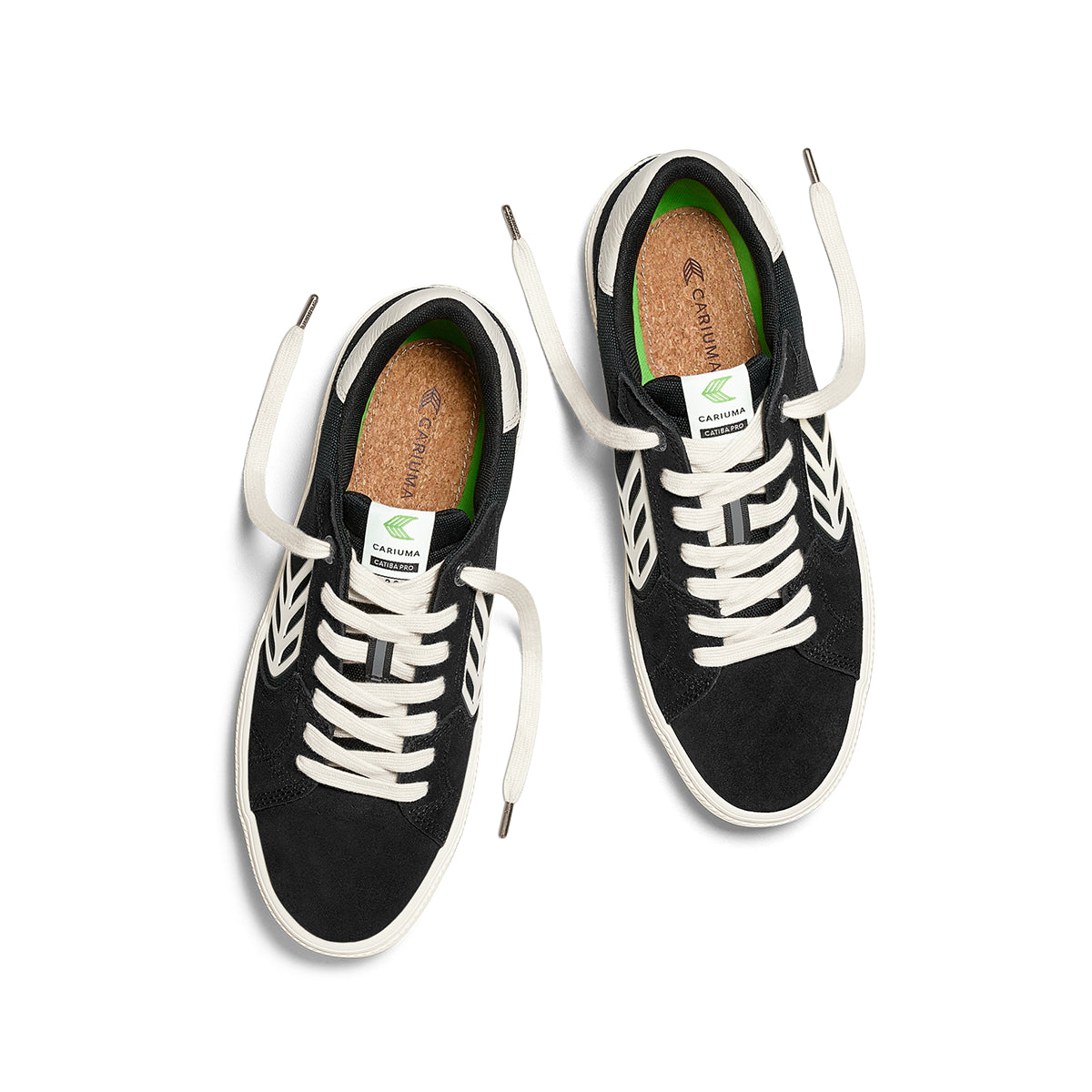Cariuma Unisex Catiba Pro 2.0 Black Suede Ivory