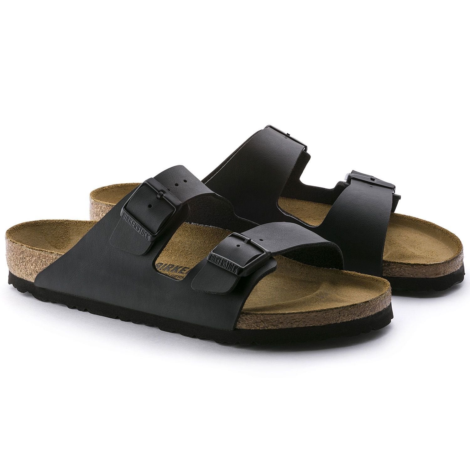 Birkenstock Unisex Arizona Birko-Flo Regular Black