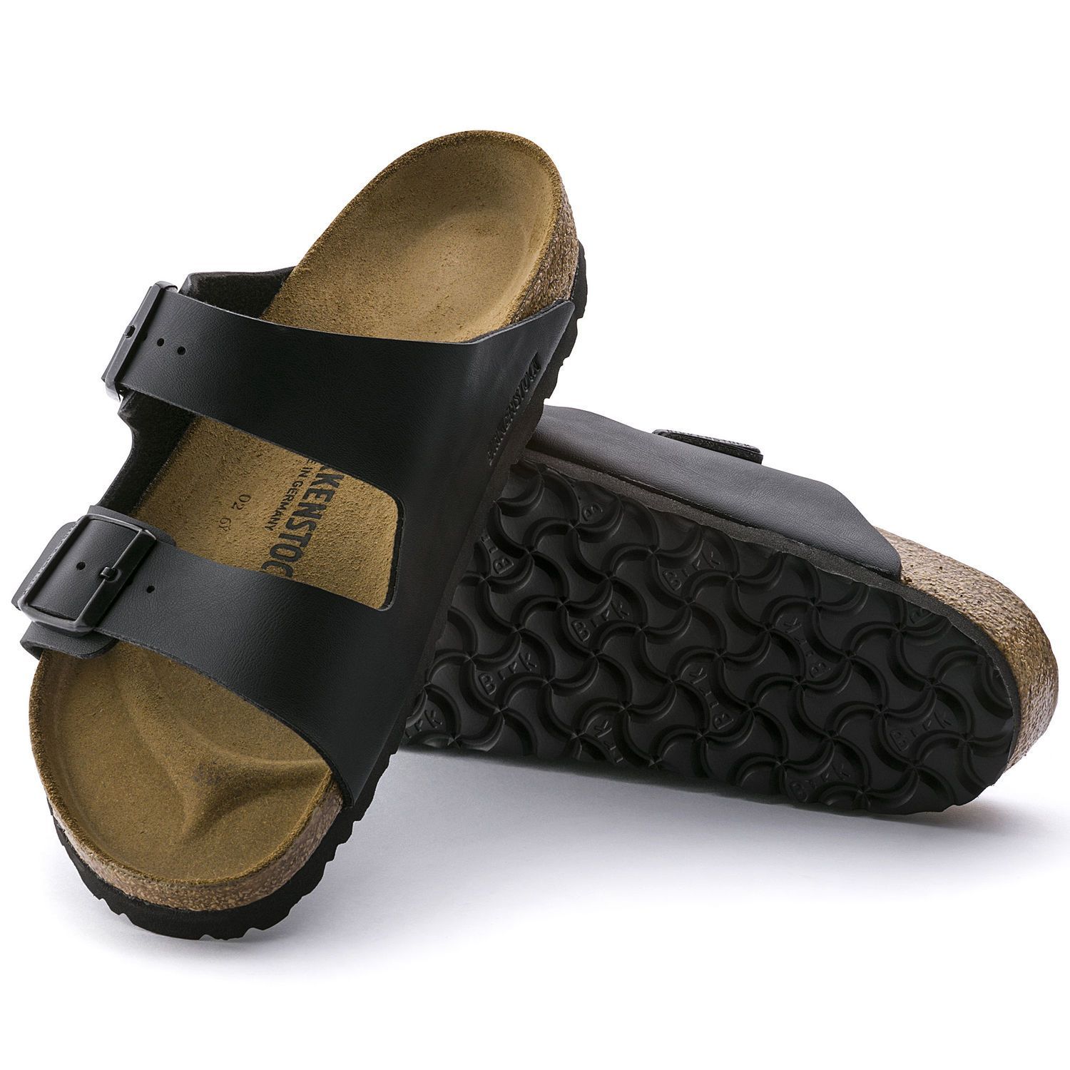 Birkenstock Unisex Arizona Birko-Flor Narrow Black