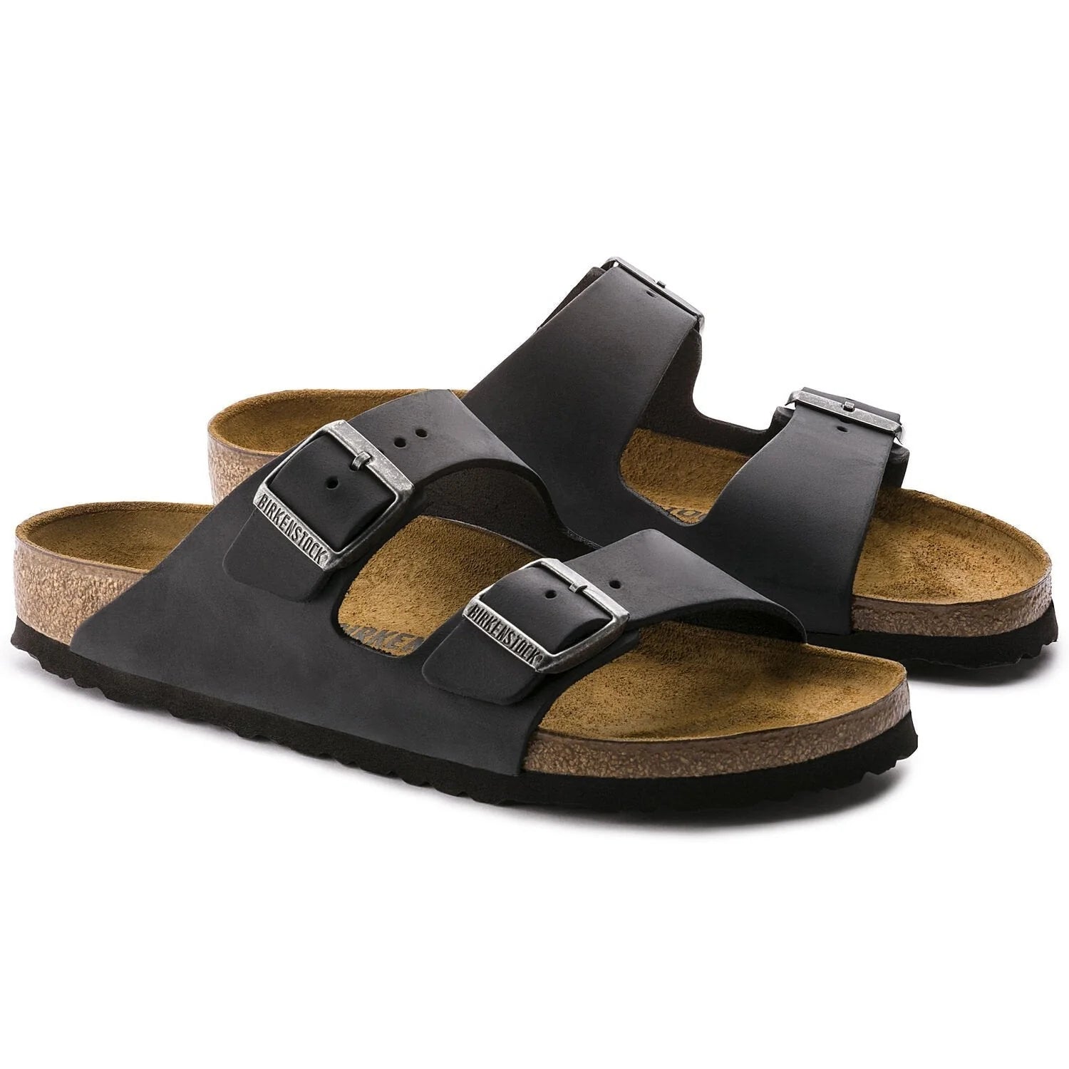 Birkenstock Unisex Arizona Oiled Narrow Black