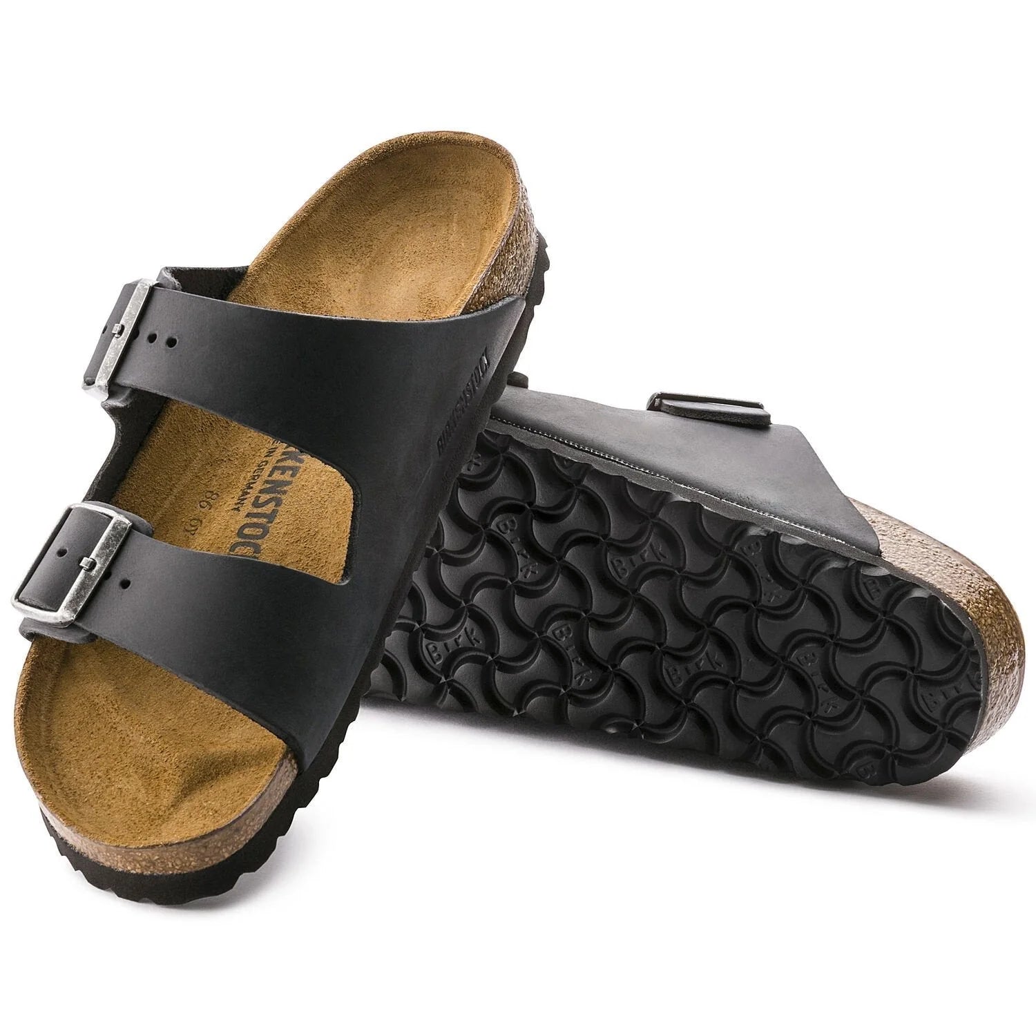 Birkenstock Unisex Arizona Oiled Narrow Black