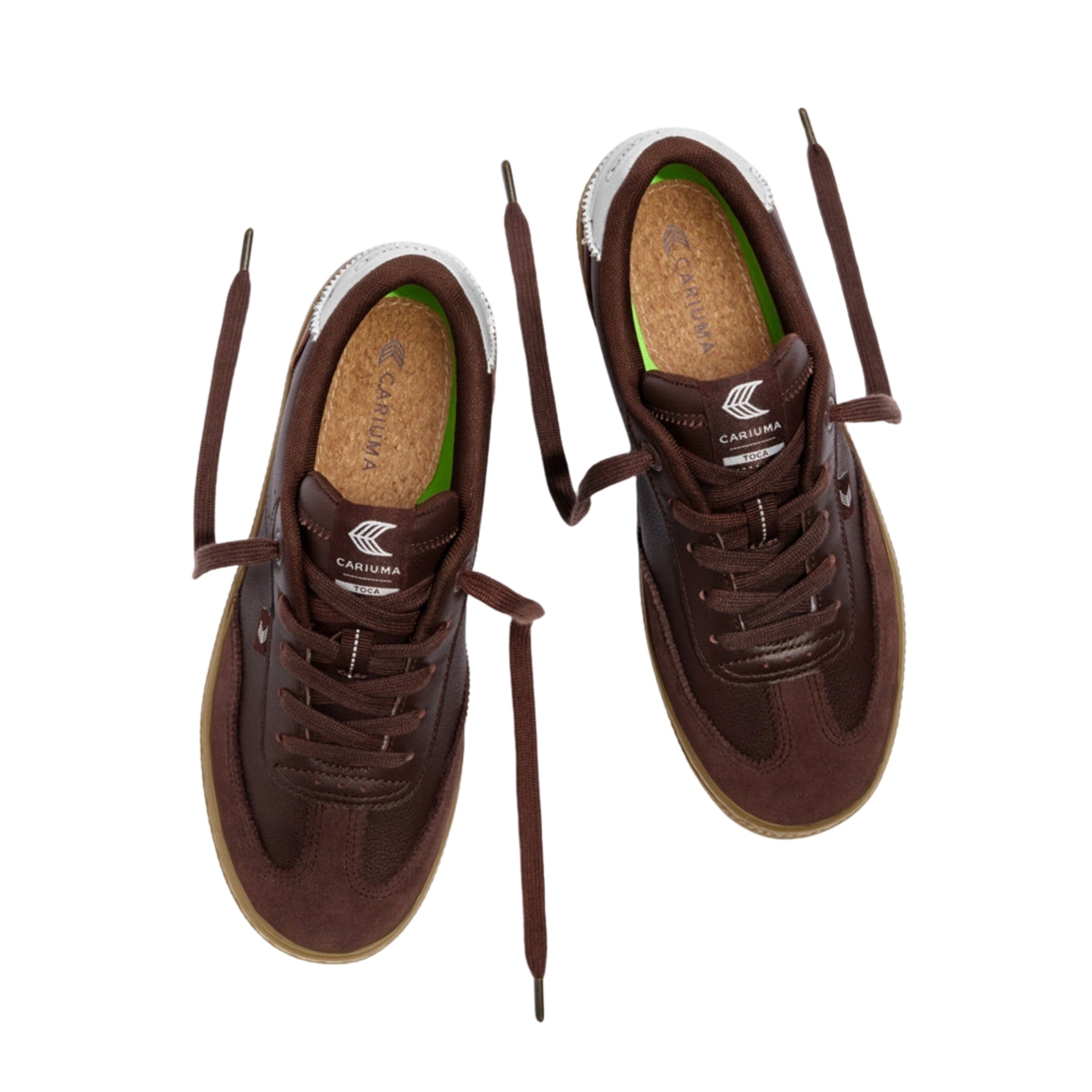 Cariuma TOCA Coffee Brown Diamond Leather Suede – The Store