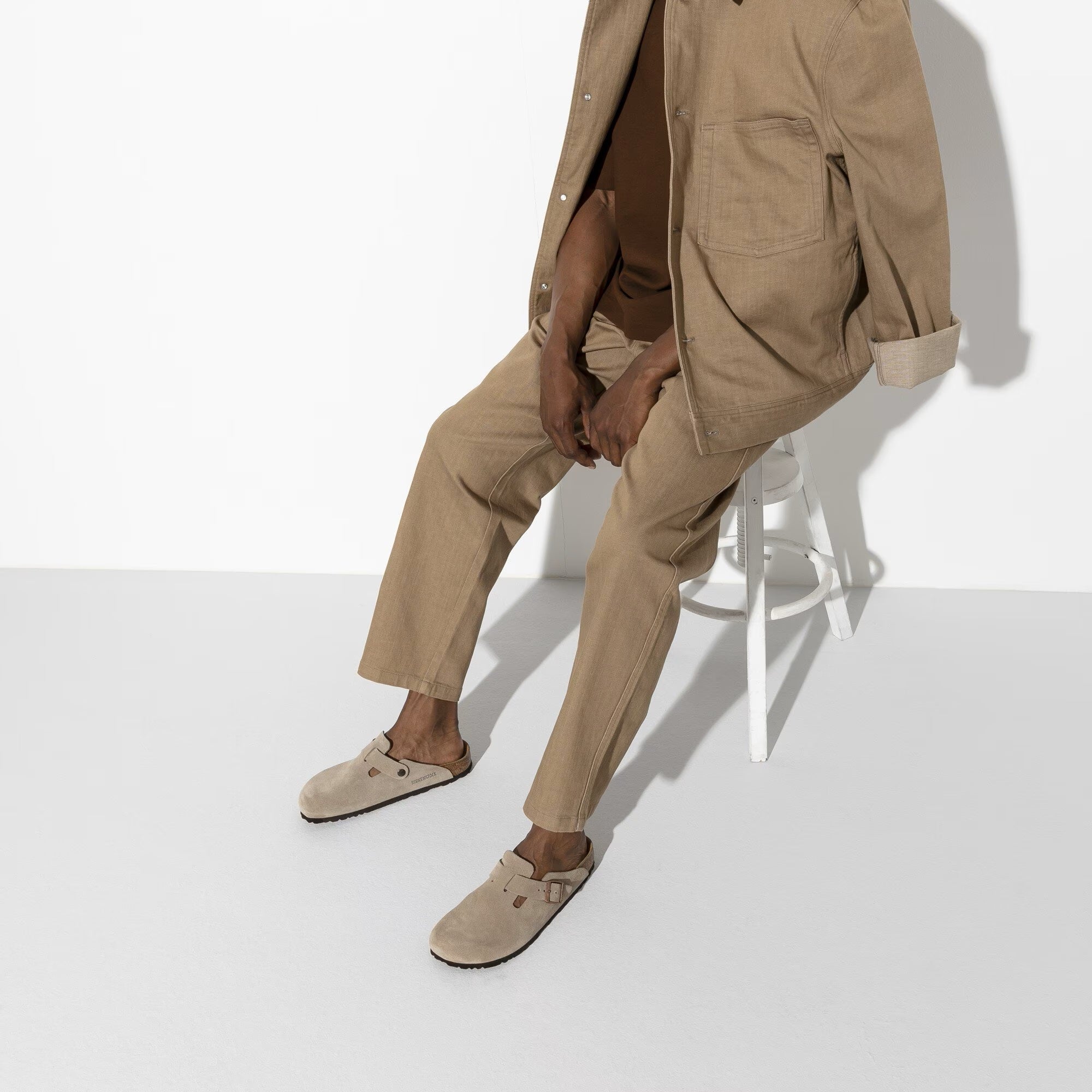 Birkenstock Boston Leve Regular Taupe