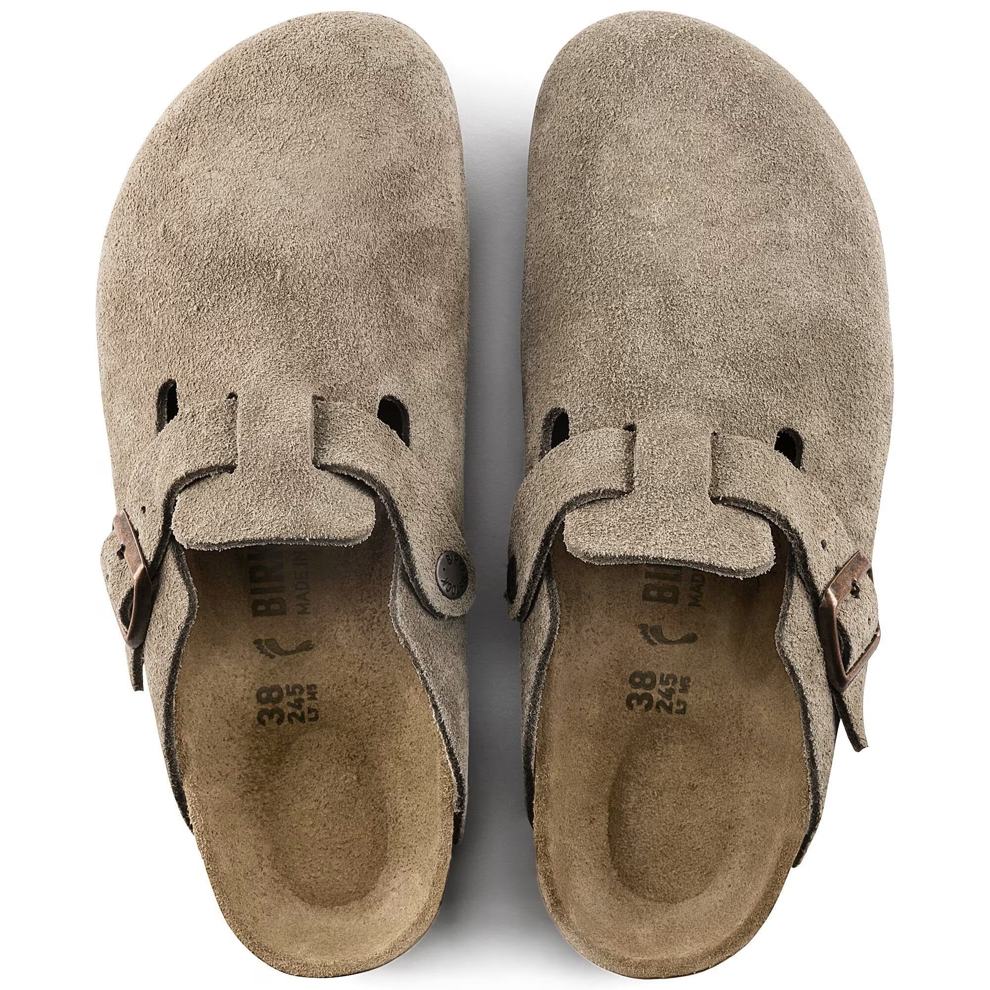 Birkenstock Unisex Boston Leve Regular Taupe – The Store