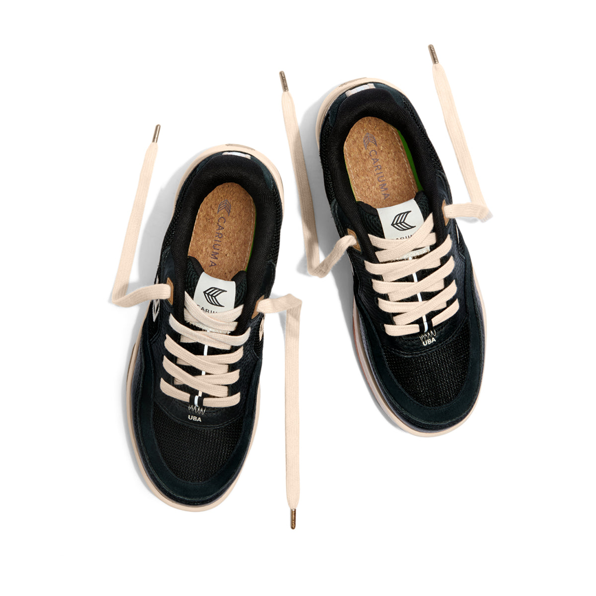 Cariuma Unisex Uba Pro Black Suede And Mesh