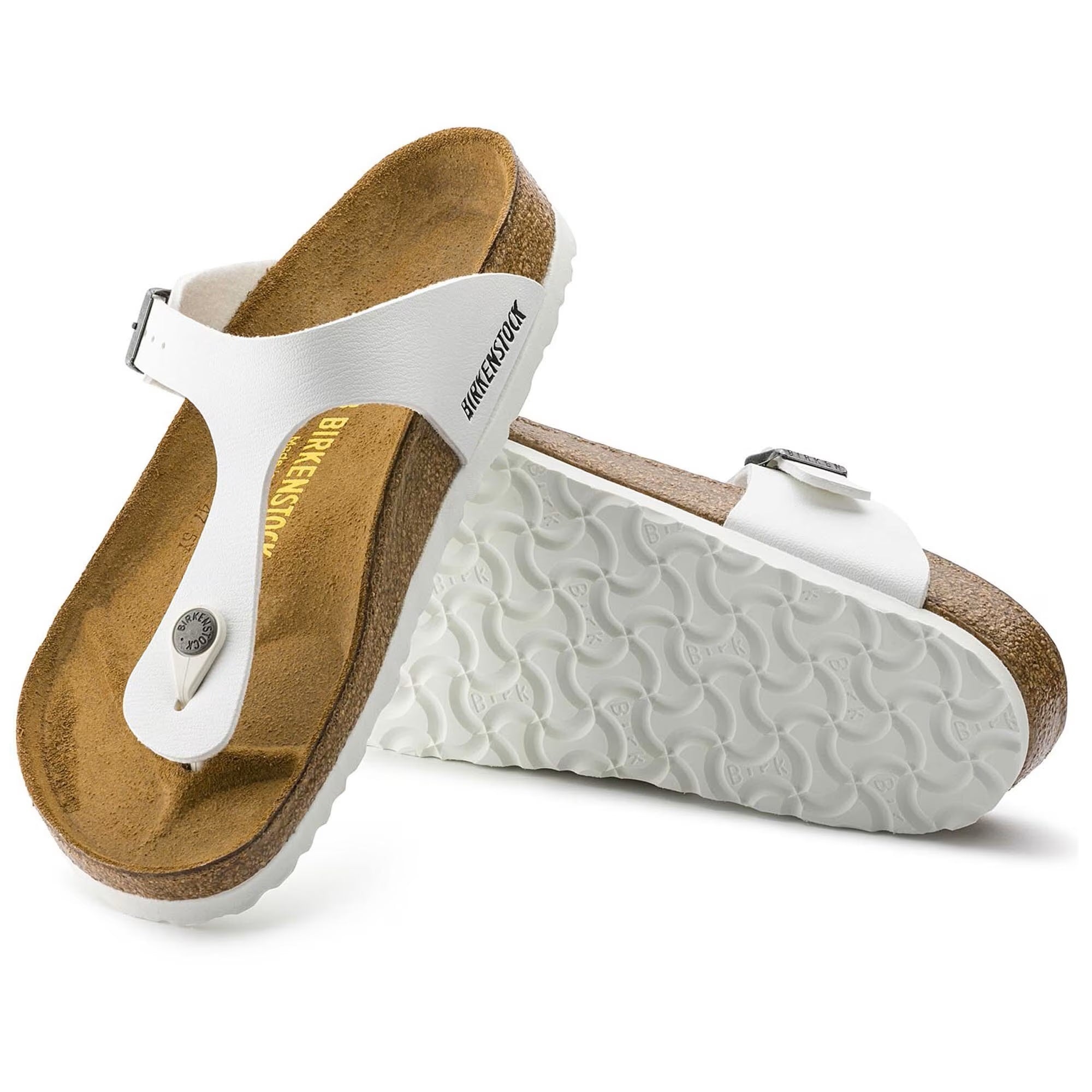 Birkenstock Gizeh Birko Flor Regular White