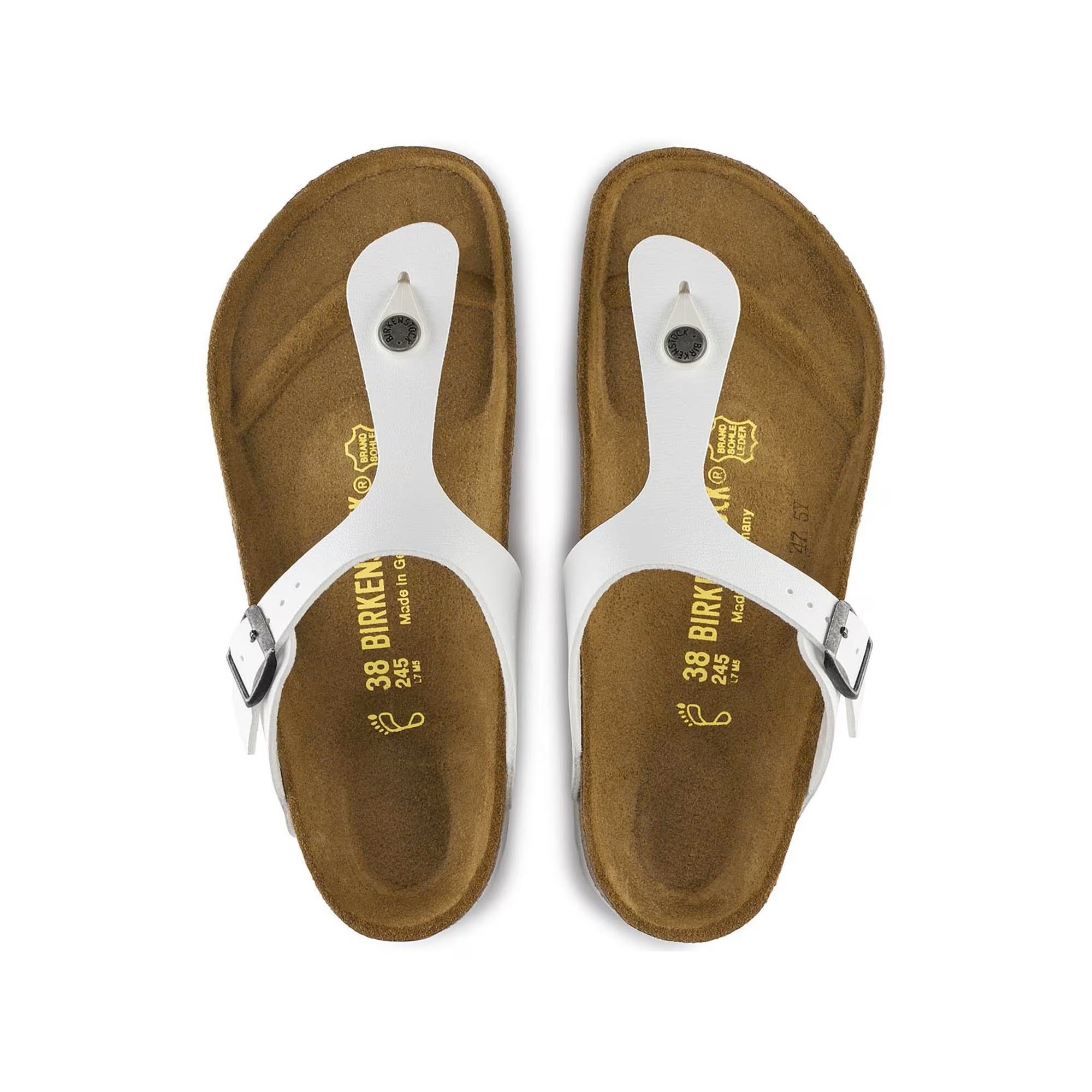 Birkenstock Gizeh Birko Flor Regular White