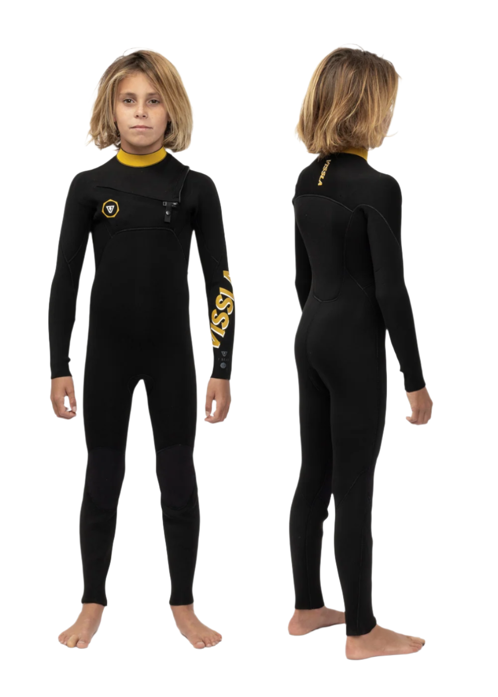 Vissla 7 Seas 3-2 Boys Full Chest Zip Wetsuit