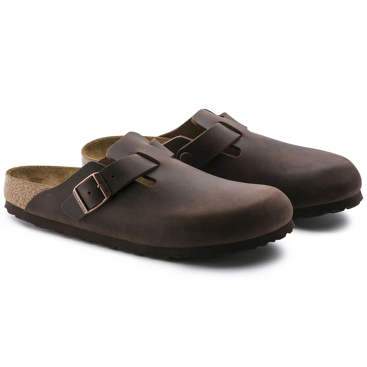 Birkenstock Boston Oiled Leather Regular Habana