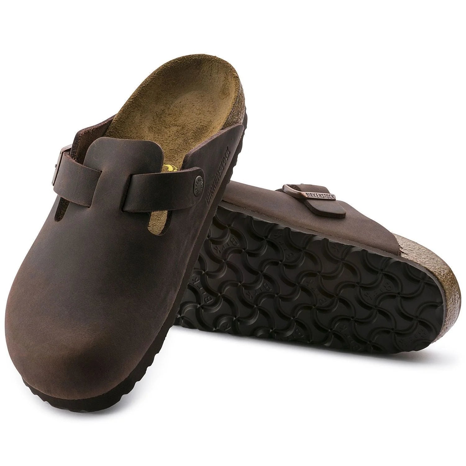 Birkenstock Boston Oiled Leather Regular Habana