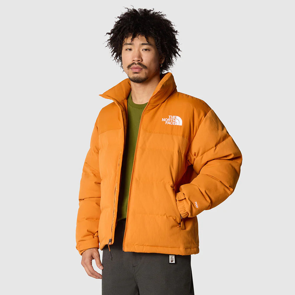 North face mens orange jacket sales