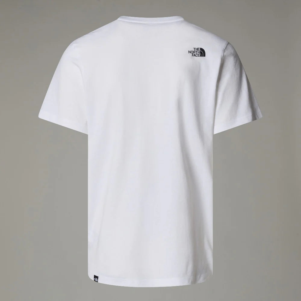North Face Mens Easy Ss Tee White