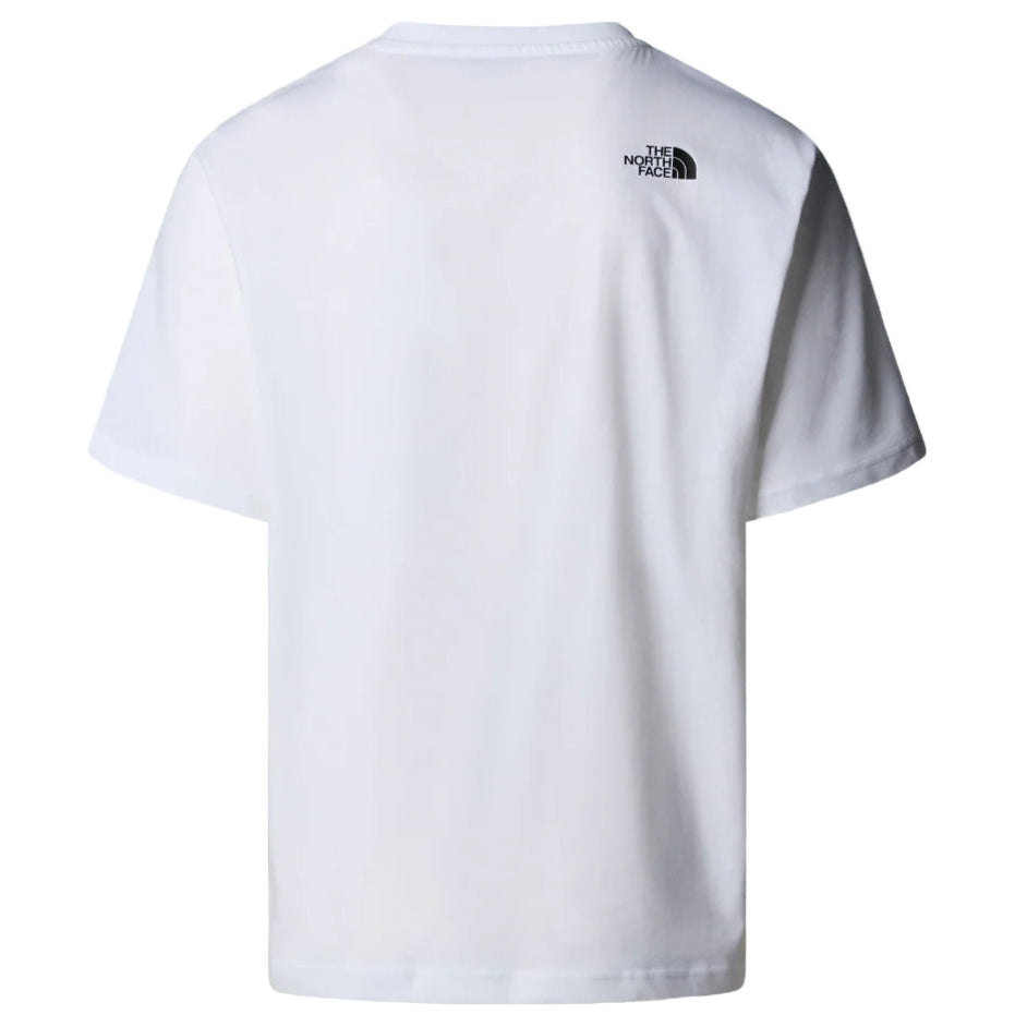 North Face Mountain Logo Relaxed Pocket Tee White