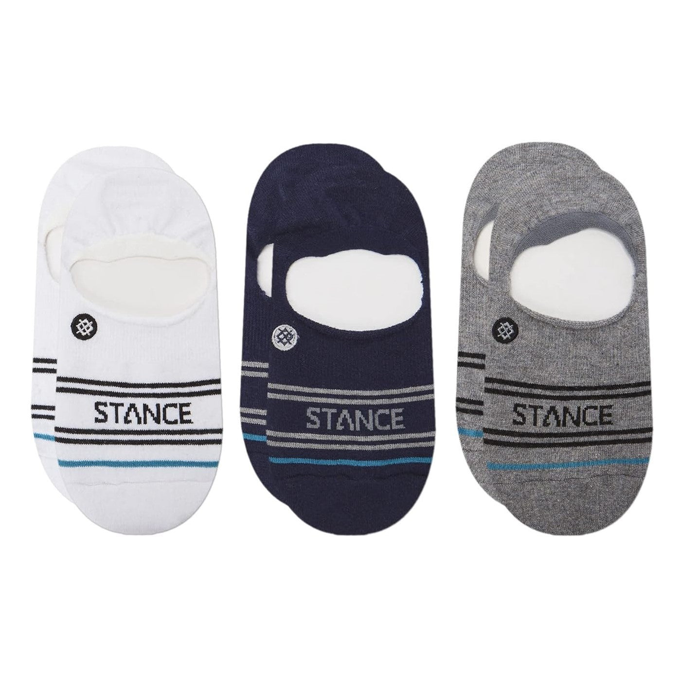 Stance Unisex Basic 3 Pack No Show Navy