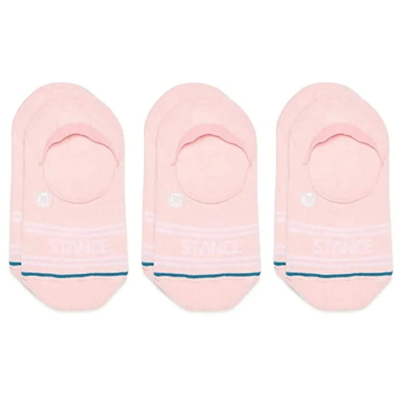 Stance Unisex Basic 3 Pack No Show Pink
