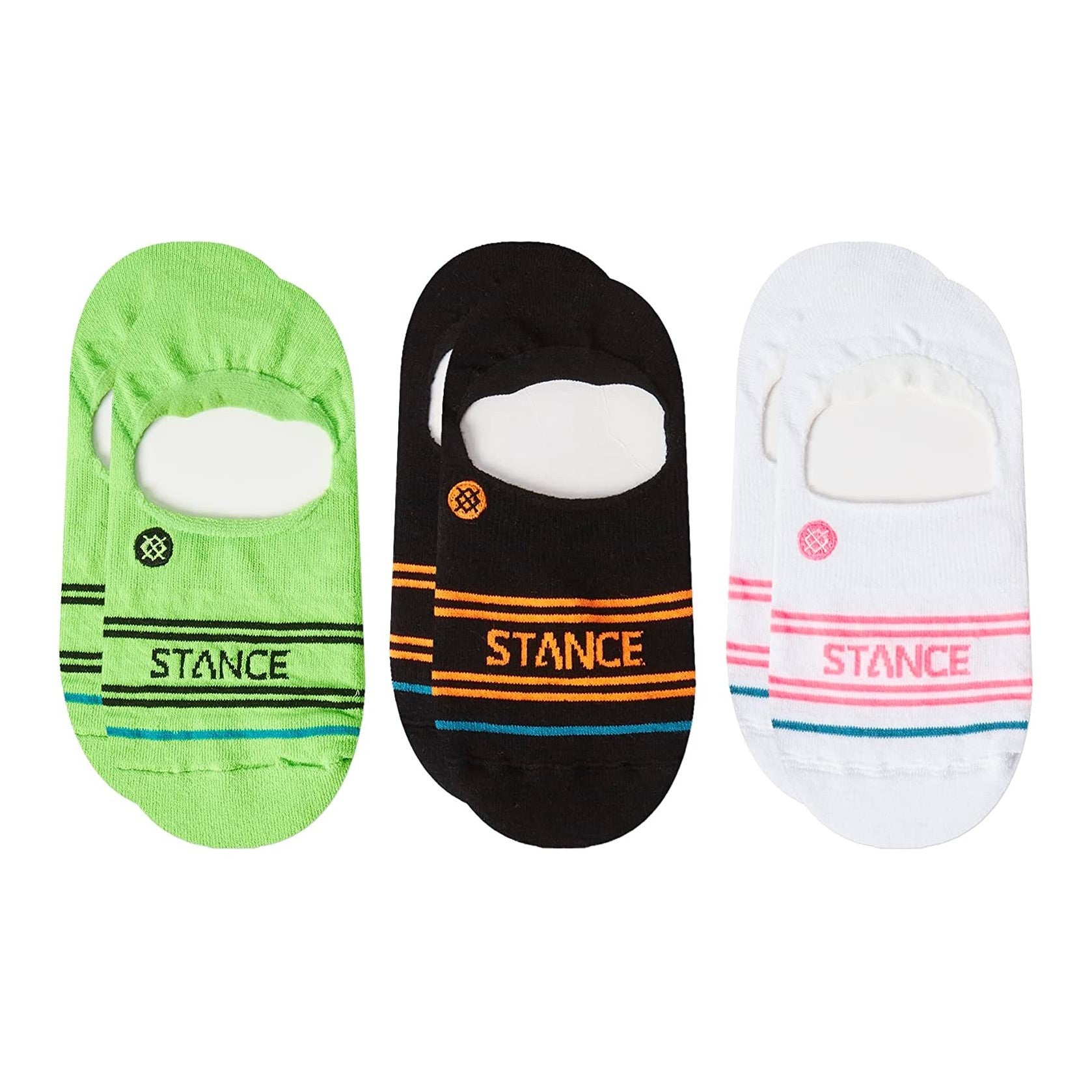 Stance Unisex Basic 3 Pack No Show Volt