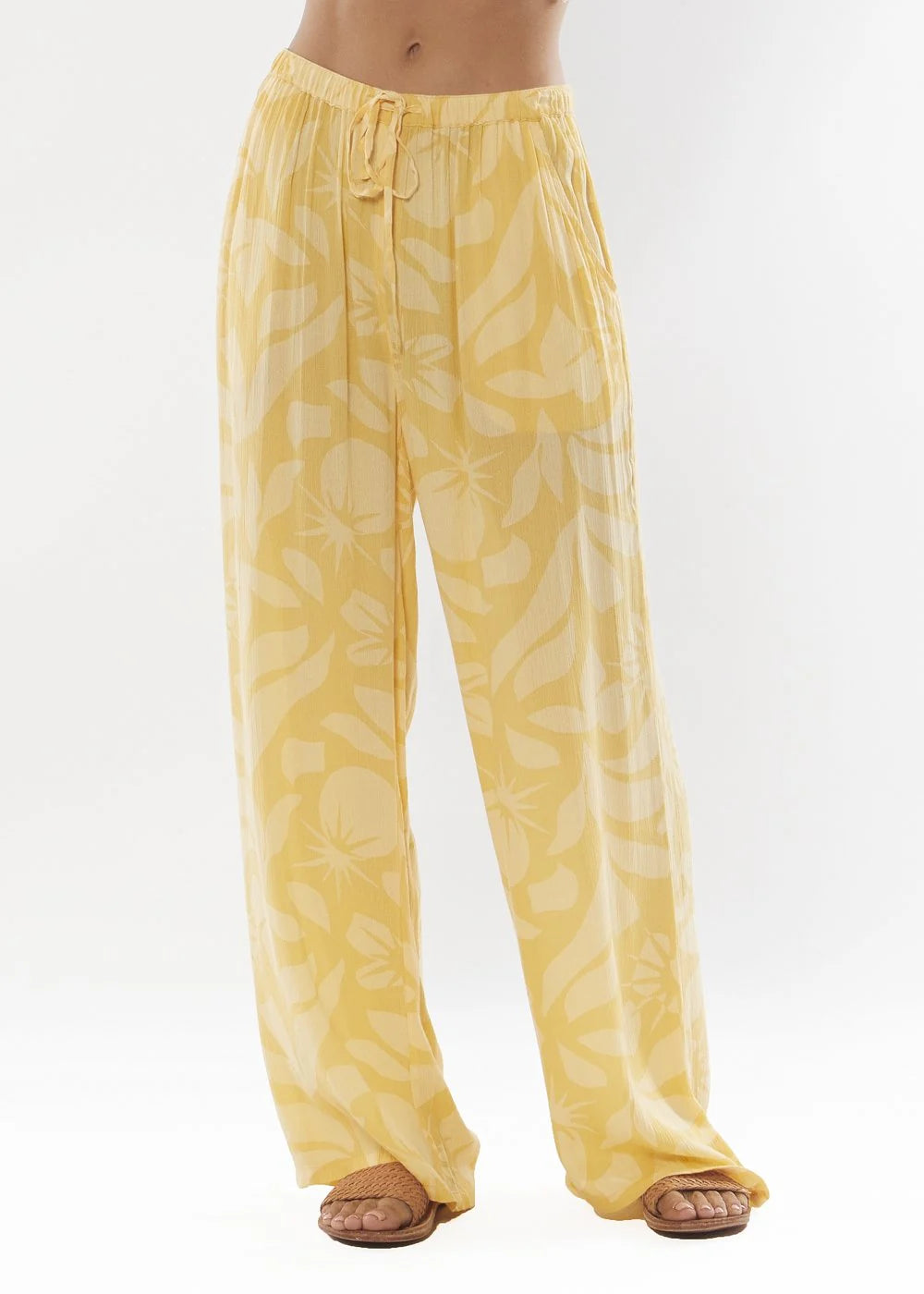 Amuse Womens Beach Bliss Woven Pant Sunbeam
