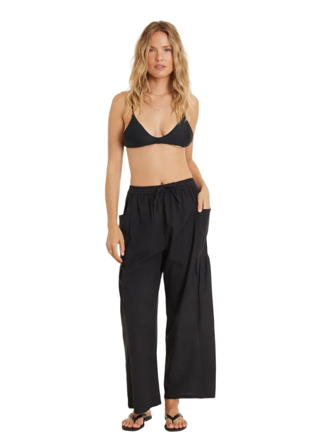 Amuse Womens On Island Time Woven Pant